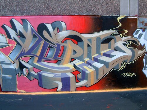 SMFA courtyard wall ZK 2003